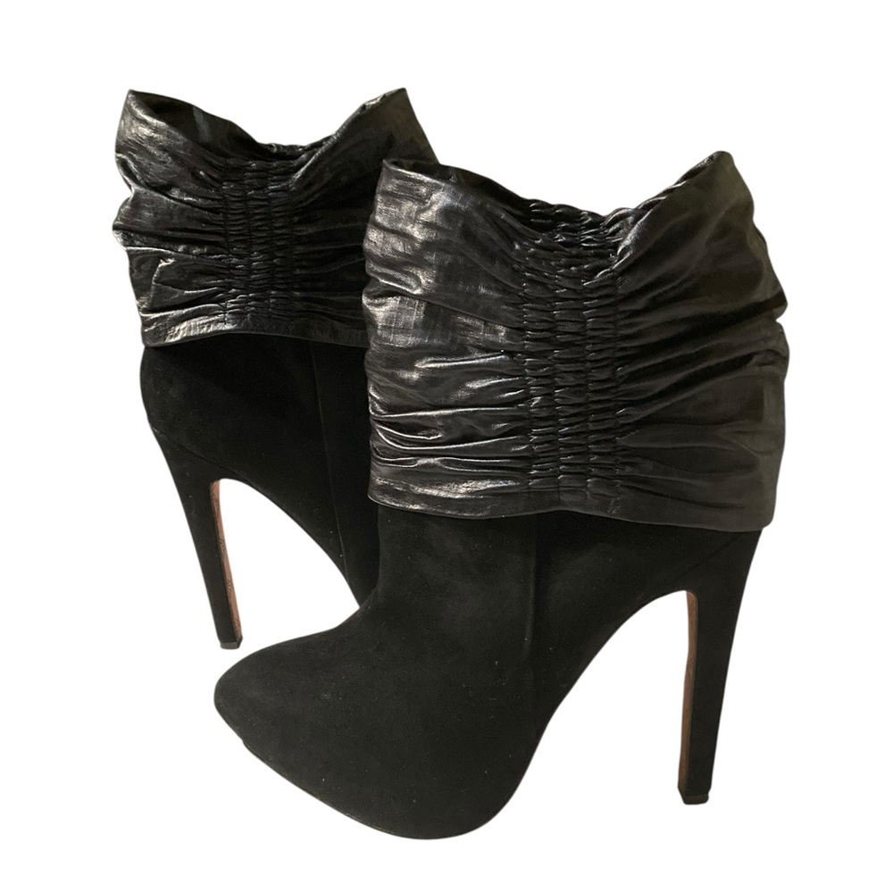 LAMB Suede/Leather Boots